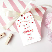 Gelukkig Valentijnsdag Gift Label, Heart String Cadeaulabel