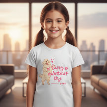 Gelukkig Valentijnsdag Hond Shirt | Cute Puppy Lie