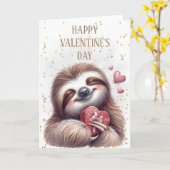 Gelukkig Valentijnsdag Kaart (Gele Bloem)