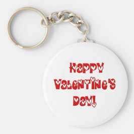 Gelukkig Valentijnsdag met hart Sleutelhanger