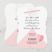 Gelukkig Valentijnsdag Modern Design Kaart (Voorkant / Achterkant)