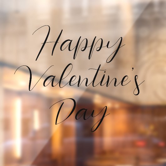 Gelukkig Valentijnsdag Raamsticker (Vel 2)