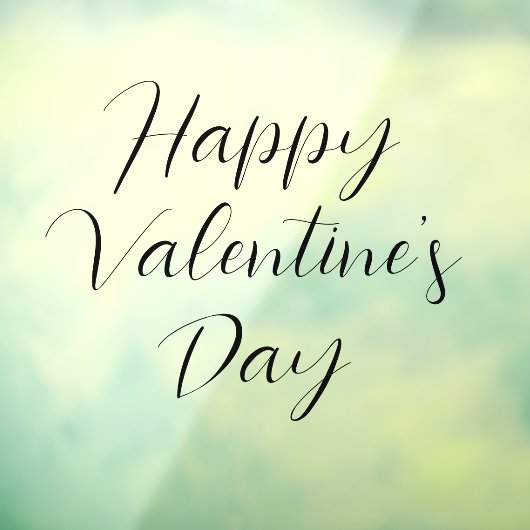 Gelukkig Valentijnsdag Raamsticker (Vel 3)