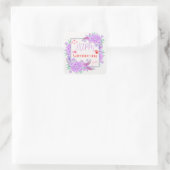 Gelukkig Valentijnsdag Vierkante Sticker (Tas)