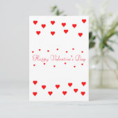 gelukkig van valentijnsdag bedankkaart (Staand voorkant)