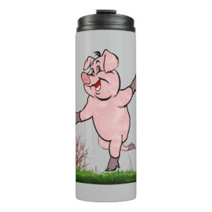 Gelukkig Varken Thermische Tumbler Thermosbeker