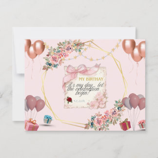 Gelukkig Verjaardag  Briefkaart