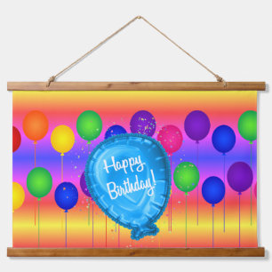 Gelukkig Verjaardag!! Hangend Wandkleed