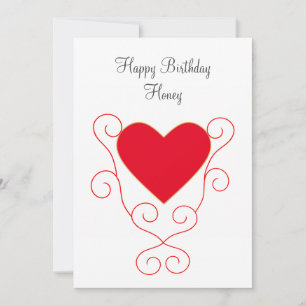 Gelukkig Verjaardag Schat Liefde Hart Verjaardag