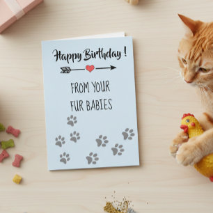 Gelukkig Verjaardag van Honden Katten Huisdieren M Kaart