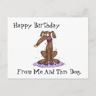 Gelukkig Verjaardag Van Mij Briefkaart