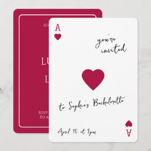 Gelukkig Verliefd Bachelorette Aas van Harten Kaart