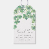 Gelukkig Verliefd Bruidsfeest St. Patrick's Day Cadeaulabel (Voorkant)