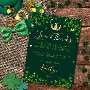 Gelukkig Verliefd St. Patrick's Day Bruidsfeest Ec Folie Uitnodiging