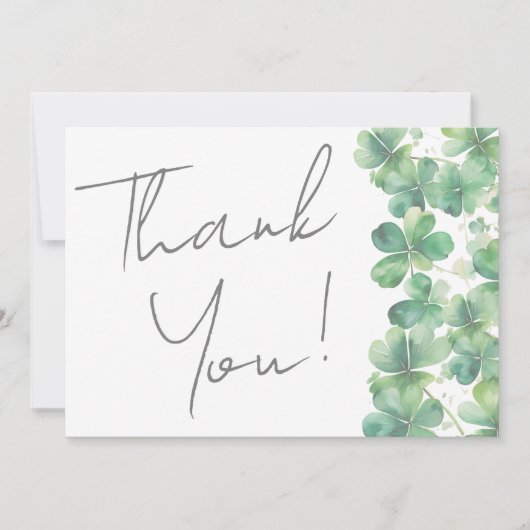 Gelukkig Verliefd St. Patrick's Day Bruidsmeisjesf Bedankkaart (Voorkant)