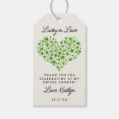 Gelukkig Verliefd St. Patrick's Day Bruidsmeisjesf Cadeaulabel (Voorkant)