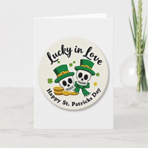 Gelukkig Verliefd St. Patrick's Day Kaart