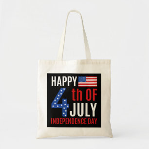 Gelukkig vierde juli Onafhankelijkheidsdag Tote Bag