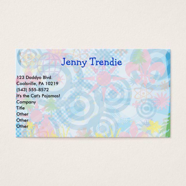 Gelukkig Visitekaartje (Voorkant)