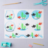 gelukkig visweefsel tissuepapier (Craft)