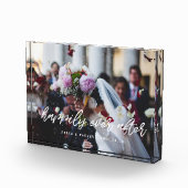 Gelukkig voor altijd moderne overlay bruiloft fotoblokken (Rechts)