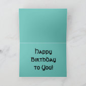 Gelukkig voor je. kaart (Binnen)