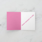 Gelukkig voor je. kaart (Binnen)