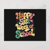 Gelukkig vorige week van schoolleraren leerlingen briefkaart (Voorkant)