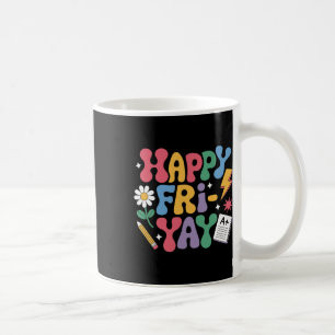 Gelukkig Vrij-yay Grappige Leraar Leven Weekend Pu Koffiemok
