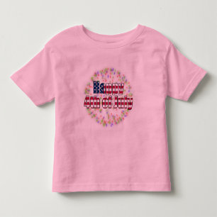 Gelukkig vuurwerk op 4 juli Toddler Ringer T-Shirt