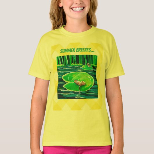 Gelukkig Waterlelie T-Shirt (Voorkant)
