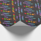 Gelukkig welke dag dan ook cadeaupapier (Hoek)