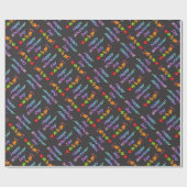 Gelukkig welke dag dan ook cadeaupapier (Vlak)