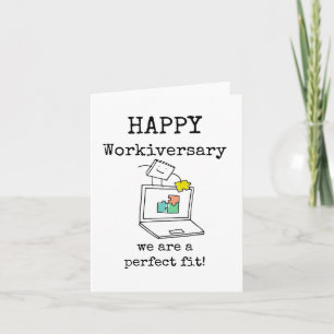 Gelukkig Werkjubileum, Perfecte Match, Werk Beste Kaart