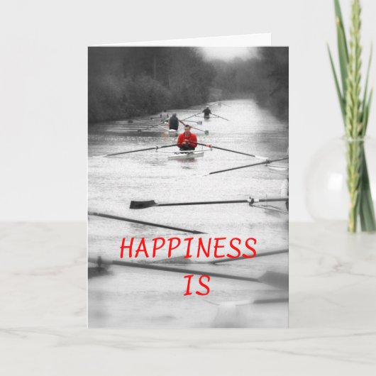 GELUKKIG ZIJN IS BEDANKKAART (Voorkant)