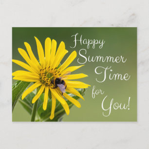 Gelukkig zomertijd voor jou! briefkaart
