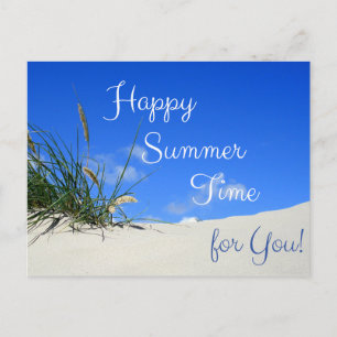 Gelukkig zomertijd voor jou! briefkaart