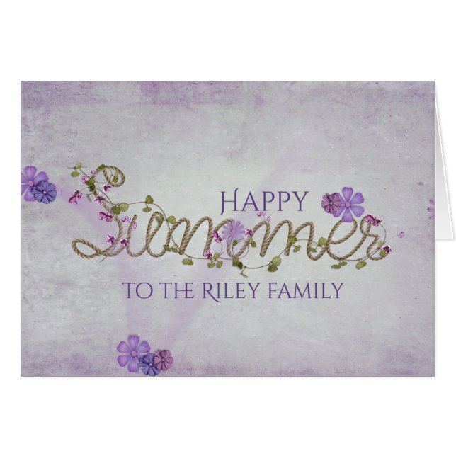 gelukkig zomertouwontwerp (Voorkant Horizontaal)