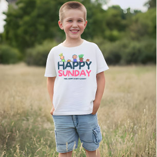 Gelukkig zondag t-shirt