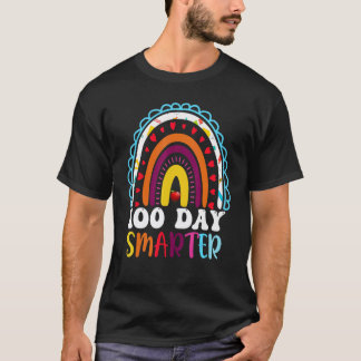 Gelukkige 100 dagen slimmer leraar 100ste dag van t-shirt