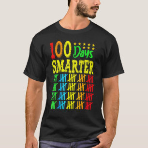 Gelukkige 100 dagen slimmere 100ste dag van school t-shirt