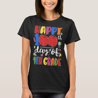 Gelukkige 100e Dag van 4e klas voor Jongens Jongen T-shirt