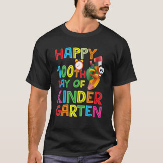 Gelukkige 100e dag van kleuterleidsters of studen t-shirt