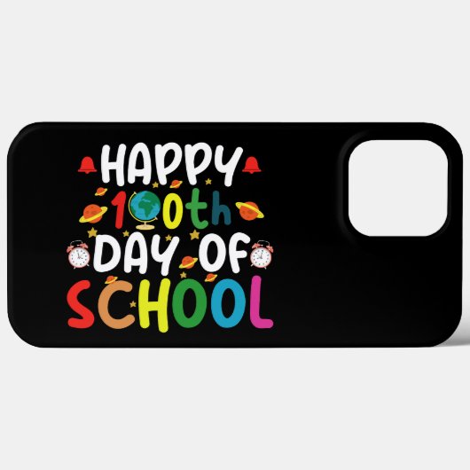 Gelukkige 100e Schooldag Leraar Student Case-Mate iPhone Case (Achterkant (horizontaal))