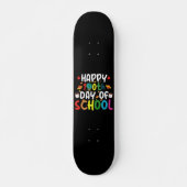 Gelukkige 100e Schooldag Leraar Student Skateboard (Voorkant)