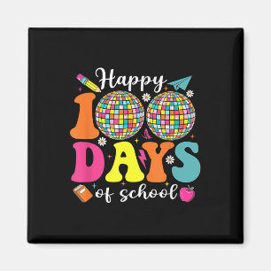 Gelukkige 100ste Dag van de School Leraar Jongens  Magneet