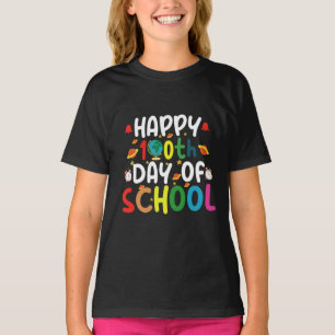 Gelukkige 100ste Schooldag Leraar Student T-shirt