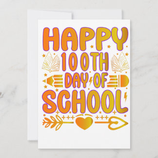Gelukkige 100ste Schooldag Uitvinding Kar 100 Dag Kaart