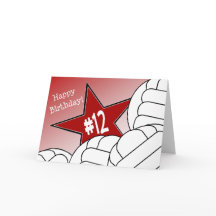 Gelukkige 12e verjaardag, volleybalster!