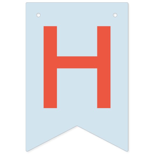 Gelukkige 18e verjaardag bunting vlaggen vlaggetjes (Eerste vlag)